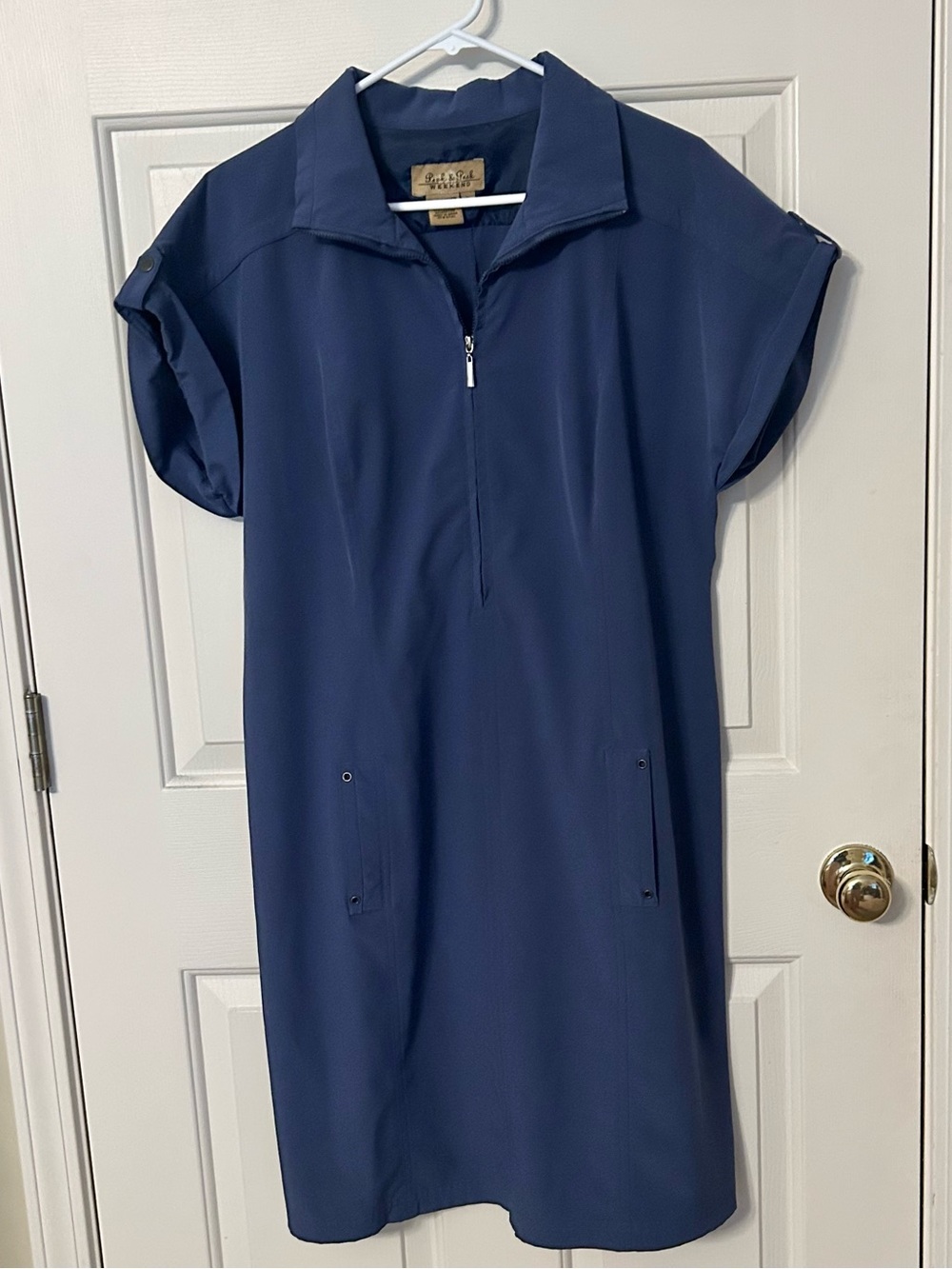 Peck & Peck Weekends Navy Dress Size Large